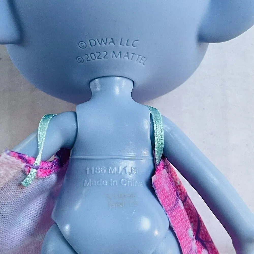 Mattel Blue Trolls Band Together Trendsetting‎ Fashion Dolls Vibrant Hair